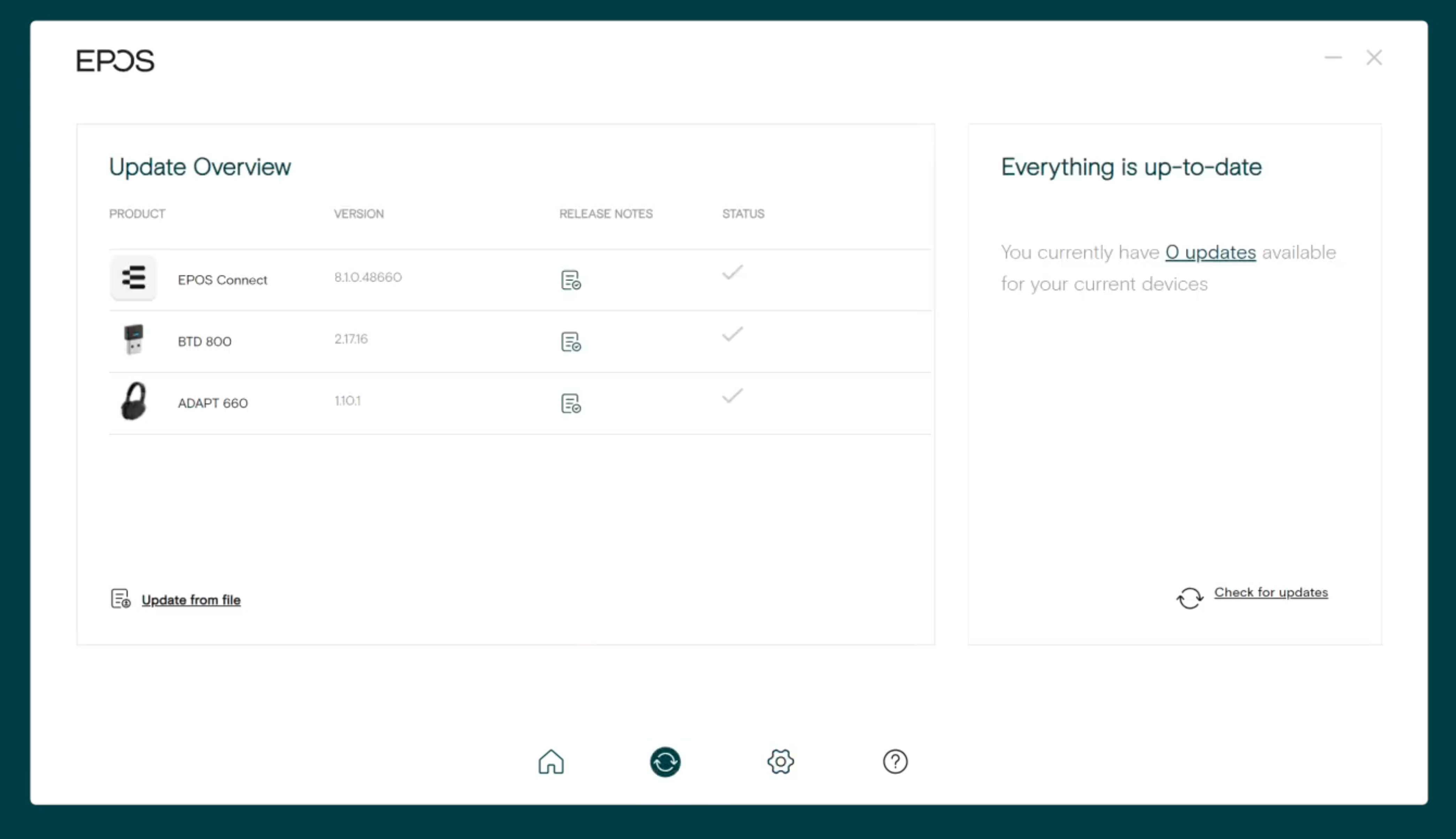 EPOS Connect - oppdatering